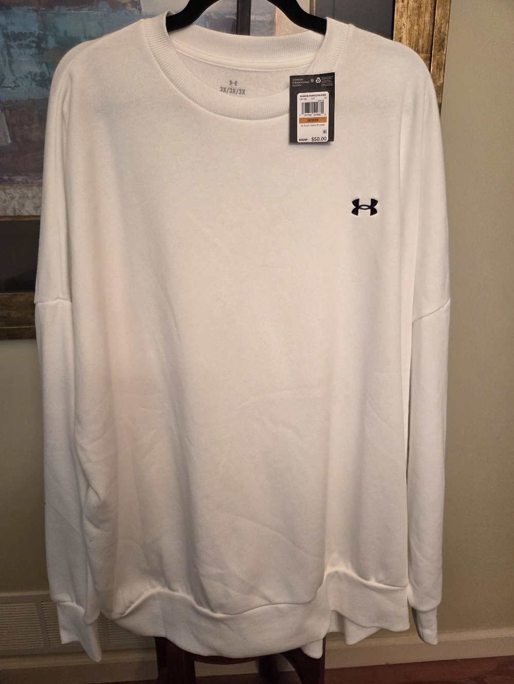 Women's Under Armour Rival Fleece Oversized Crew 3X